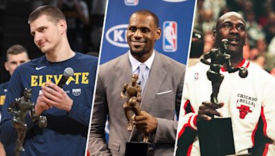 Which player has the most NBA MVP awards?