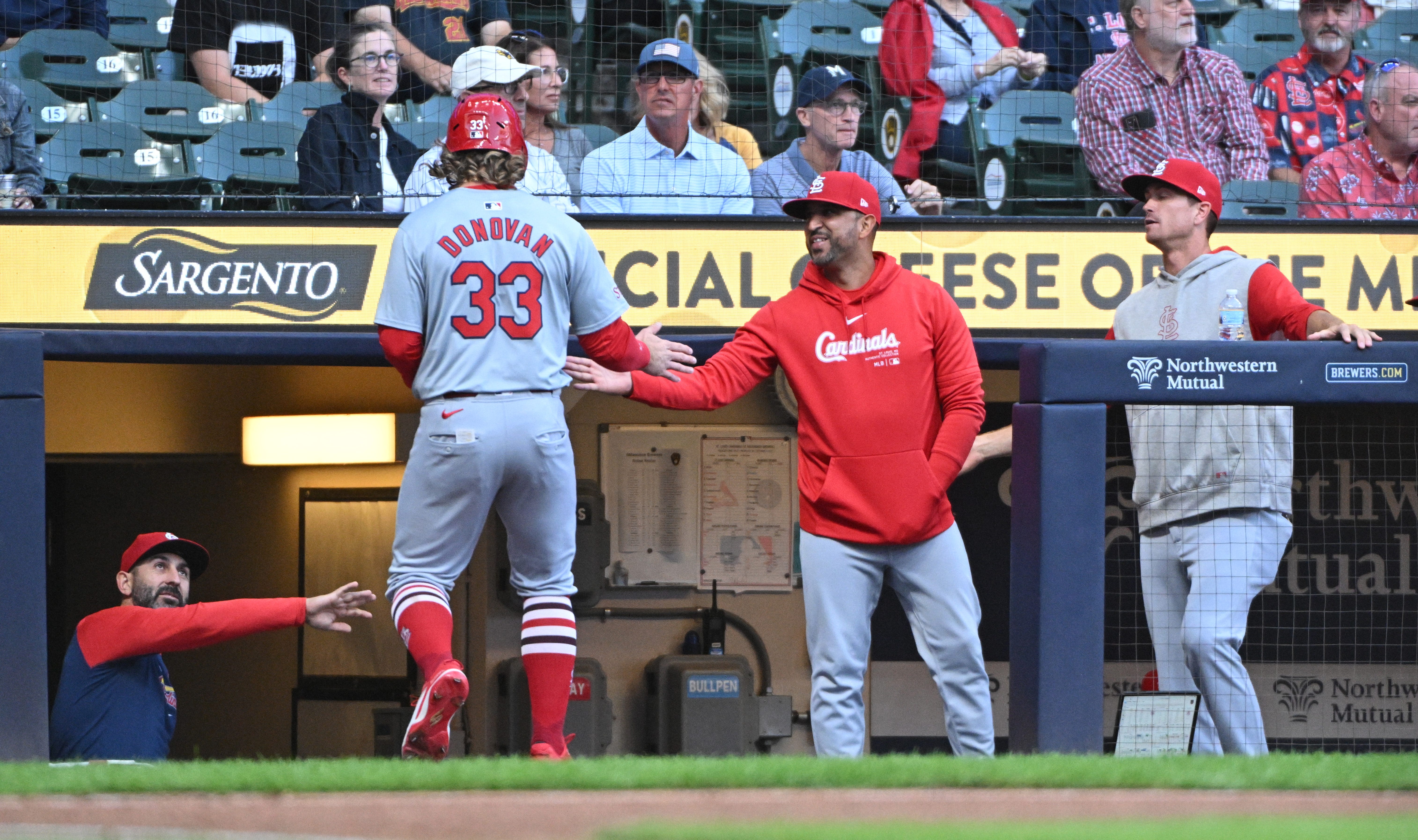 Cardinals 7, Brewers 4 (12): Ugly night for the offense capped by a rough final inning