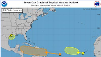 Storm tracker: National Hurricane Center tracking 3 storms in Atlantic, Gulf of Mexico