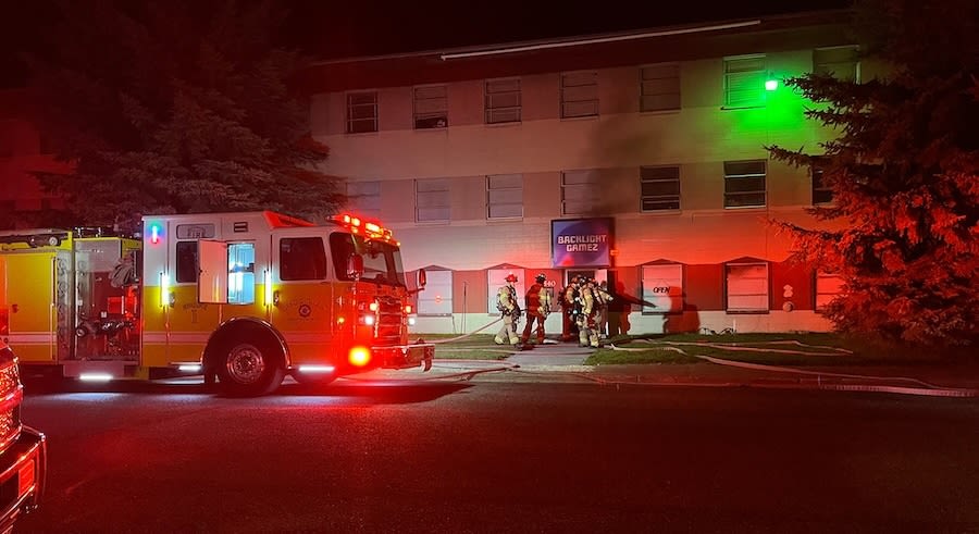 Crews respond to early morning business fire in Idaho Falls - East Idaho News