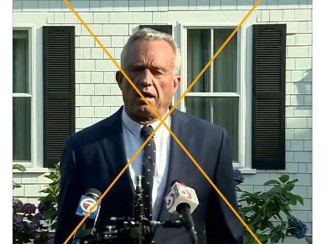 Footage of Robert F. Kennedy Jr press conference deceptively edited