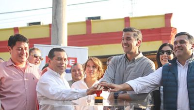 La Nación / Ande habilita oficialmente 7 km de iluminación led en Caazapá
