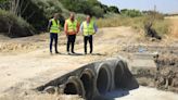 Diputación emprende obras para mejorar el drenaje de la carretera de Macharnudo en Jerez