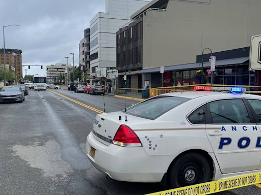 One man dead, another injured in a shooting in downtown Anchorage early Sunday, police say