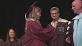 'Under his eye': Student hands principle banned book at her graduation