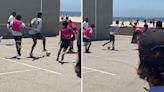 Watch Kobbie Mainoo's incredible skill as Man Utd star enjoys kickabout in LA