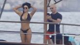 Jeff Bezos Seen Snapping Bikini Photos of Fiancée Lauren Sánchez on $500 Million Yacht