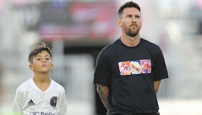 Lionel MESSI salió a la cancha junto a su hijo Thiago en el clásico de inferiores entre Inter Miami y Orlando City