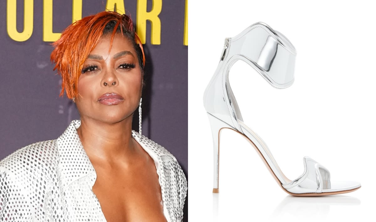 Taraji P. Henson Dazzled in Gianvito Rossi Asymmetrical Sandals at ‘Fight Night: The Million Dollar Heist’ Premiere in New York