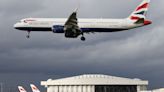 Ambulances meet British Airways flight in London after reports of fumes onboard