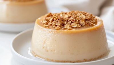 Receta de flan de avena, rápida y fácil