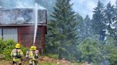 Firefighters douse barn burner in Washington County