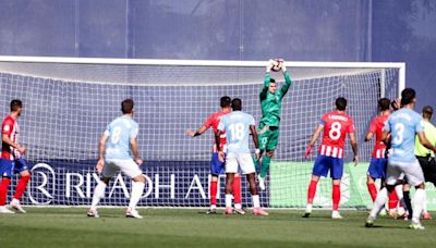 El Atlético tiene el filial menos goleado de la segunda vuelta en Primera RFEF