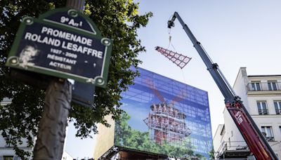 Paris's Moulin Rouge gets new sails in time for Olympics