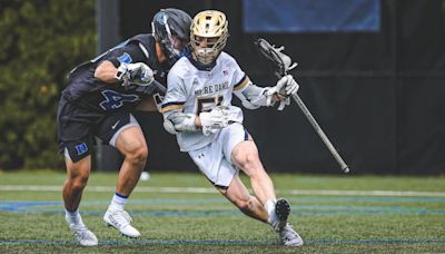 Kavanagh brothers power Notre Dame with 37% of lacrosse points