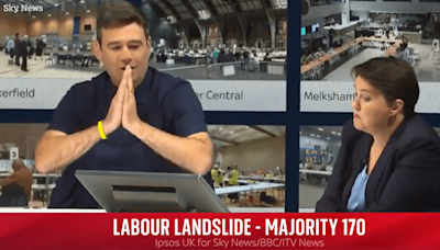 'What's happening?!', say Sky viewers as strange moans heard in exit poll