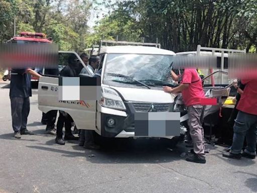 中科院九鵬基地內2貨車碰撞 3傷送醫