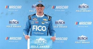 Kyle Busch rolls to Busch Light Pole at Dover