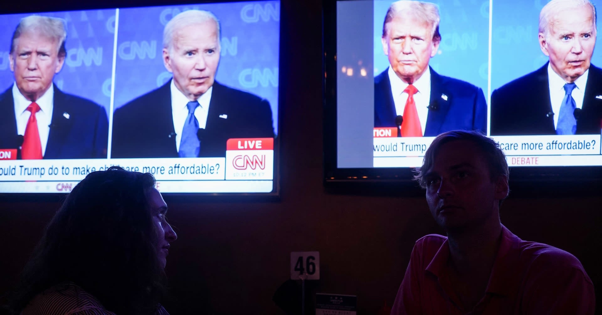 Reactions to Joe Biden and Donald Trump's debate performances