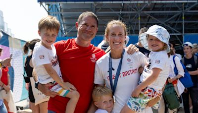 It was a day for mothers as Helen Glover wins silver an hour after Hodgkins-Byrne