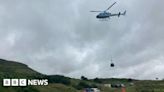 Damaged Roseberry Topping path restoration begins