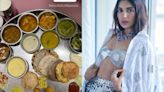 Yummm! Bhumi Pednekar enjoys Indian thali with sabji, roti, and meethai