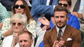 David Beckham among guests in Royal Box at Wimbledon today