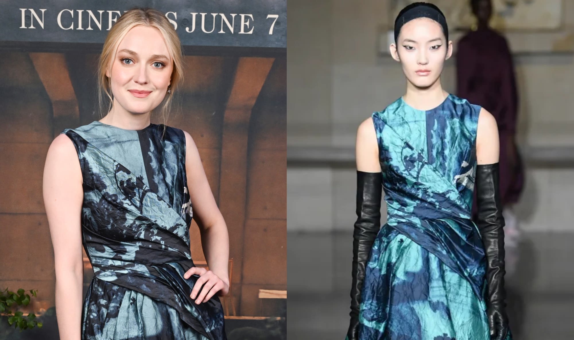 Dakota Fanning Hits High Notes in Erdem Dress Inspired by World-famous Opera Singer at ‘The Watchers’ Red Carpet London Screening