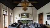 Before & After: This Lofty Virginia Home is now a Gothic Moody Masterpiece with a Unique Powder Room