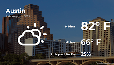 Austin: pronóstico del tiempo para este sábado 11 de mayo - La Opinión