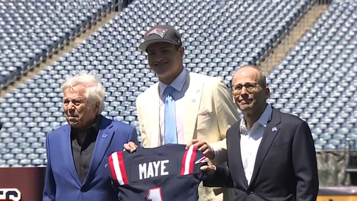 Patriots sign 1st-round draft pick, QB Drake Maye, to contract - Boston News, Weather, Sports | WHDH 7News