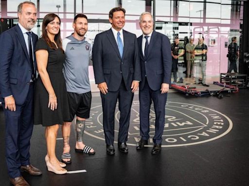 Ron DeSantis anuncia un aporte millonario para la construcción del nuevo estadio de Inter Miami