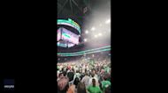 Boston Celtics Fan Waves and Shouts 'Goodbye' at Milwaukee Bucks Player During NBA Playoffs
