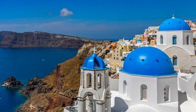 How is overtourism in Greece's Santorini affecting its wine industry?
