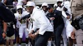 How the college football world reacted to Colorado upsetting TCU in Coach Prime’s debut at school