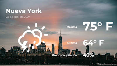 Nueva York: pronóstico del tiempo para este domingo 28 de abril - El Diario NY