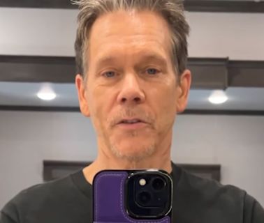 Kevin Bacon Gets Pranked on Set with Photos of Kyra Sedgwick All over His Trailer — See Her Funny Response