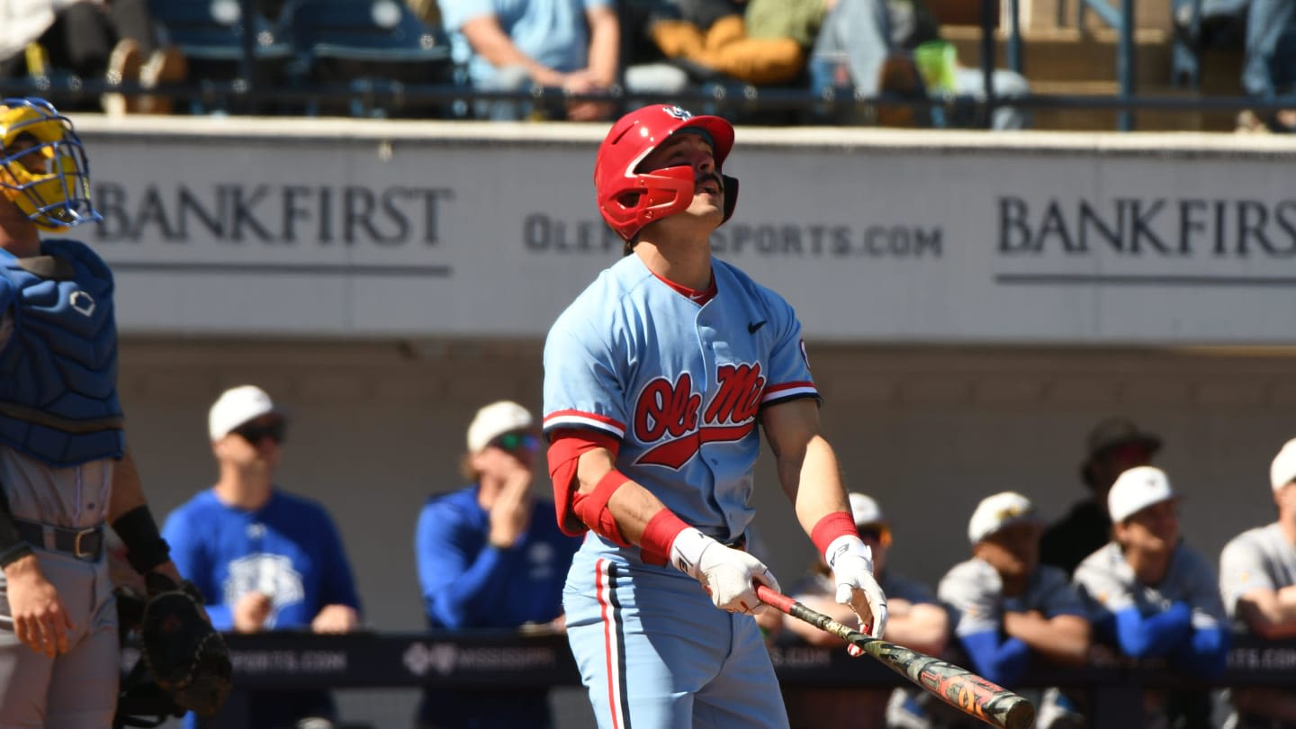 Ole Miss Power Hitter Andrew Fischer Earns Second-Team All-SEC Honors