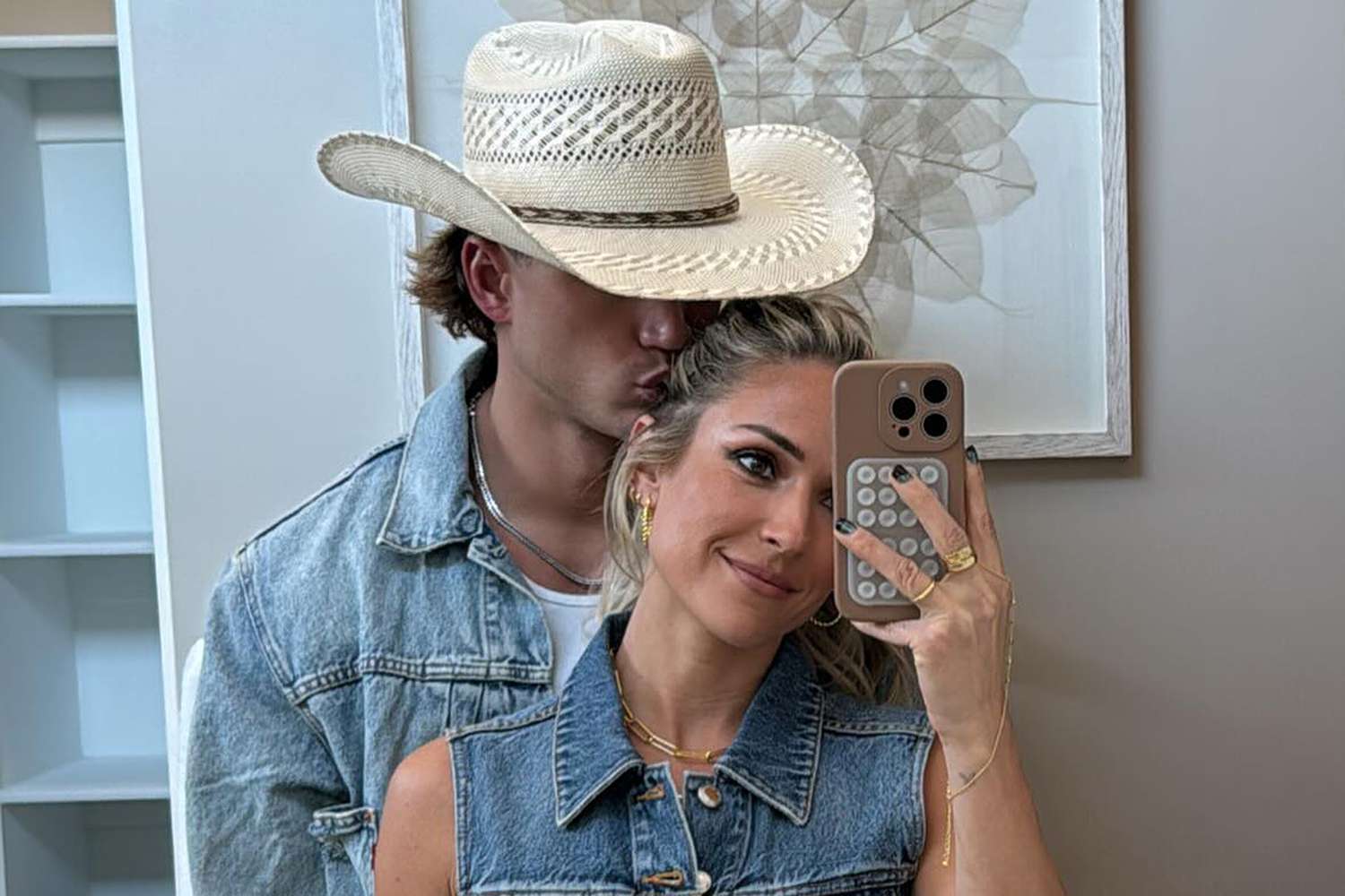 Kristin Cavallari and Mark Estes Kiss at Stagecoach: 'Cowboy Take Me Away'