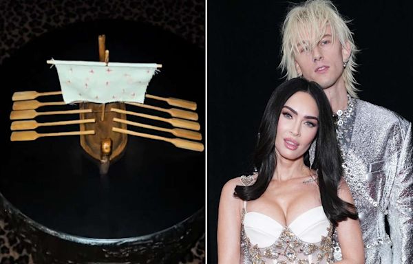 Machine Gun Kelly Shows Off Wood Carving Project Dedicated to His and Megan Fox's Lost Pregnancy