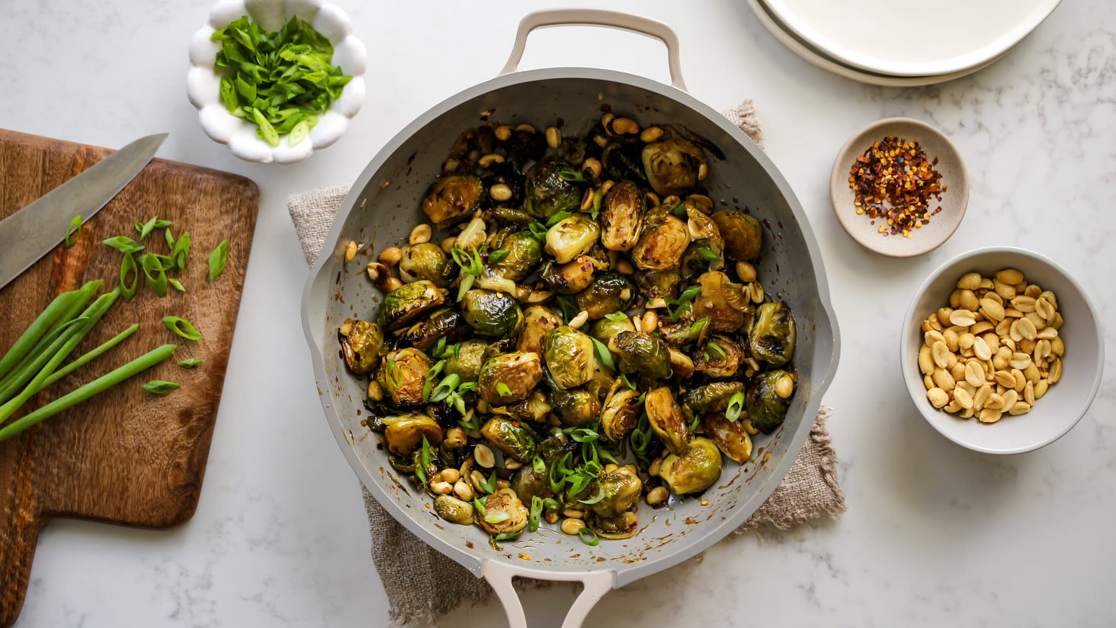 Kung Pao Brussels Sprouts Recipe