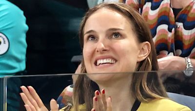 Natalie Portman stuns in a yellow coord as she attends 2024 Olympics