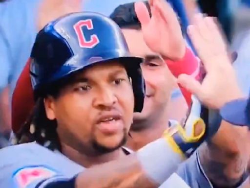 José Ramírez Was Really Annoyed By Brayan Rocchio Helmet Tapping Celebration