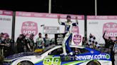 NASCAR Atlanta race ends in wild photo finish; Daniel Suarez tops Ryan Blaney, Kyle Busch