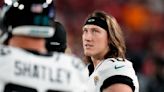 Jaguars QB Trevor Lawrence nursing sprained AC joint, status vs. Panthers unclear