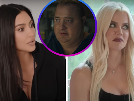 Kim Kardashian Compares Sister Khloé to Brendan Fraser in 'The Whale'