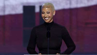 Amber Rose Says ‘Media Lied’ About Trump in RNC Speech: ‘I Believed the Left-Wing Propaganda’ That He Was ‘Racist’