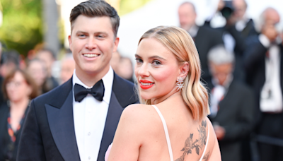 Scarlett Johansson Jokes About Colin Jost Prenup
