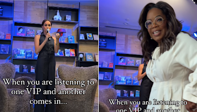 Meghan Markle’s bookstore opening speech in Montecito awkwardly interrupted by Oprah Winfrey