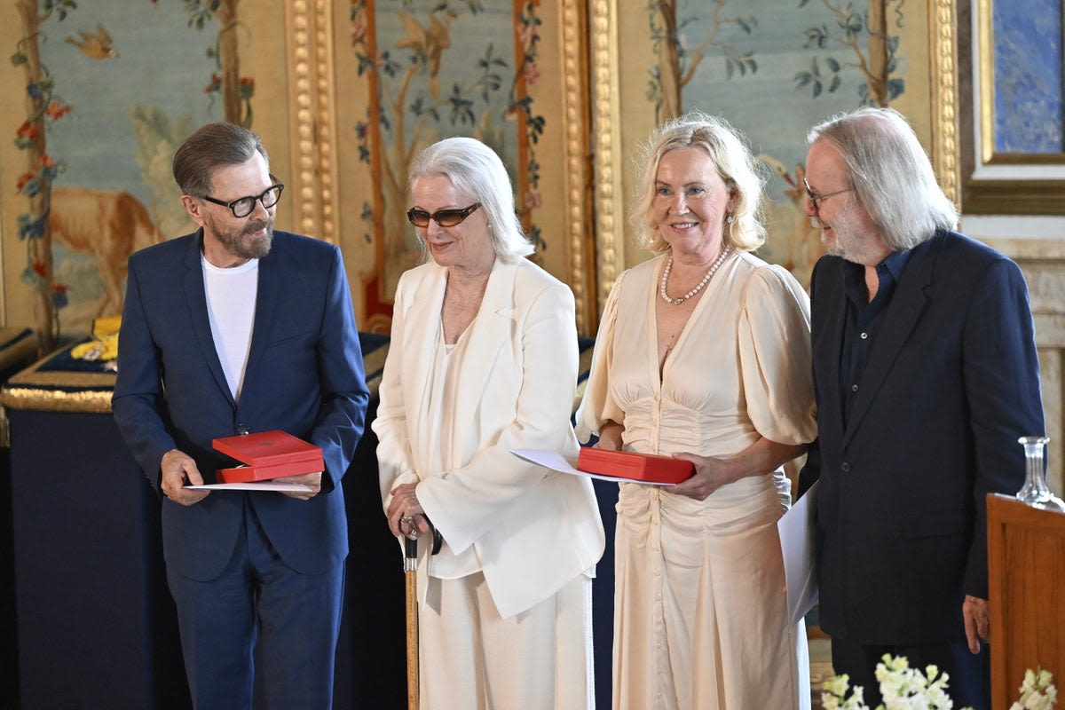 Abba become first Swedes to be knighted by monarch in almost 50 years